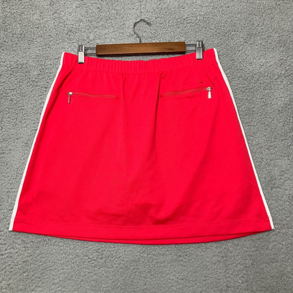 Nike Golf FitDry Skort Women L Hot Pink Tennis Skirt Athletic Sporty Golfcore